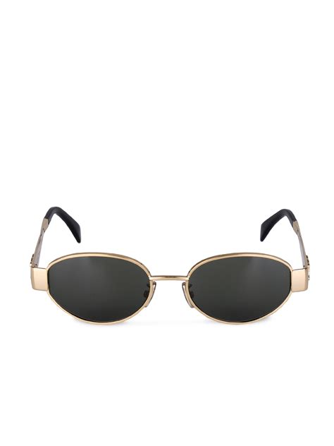 oval sunglasses metal|More.